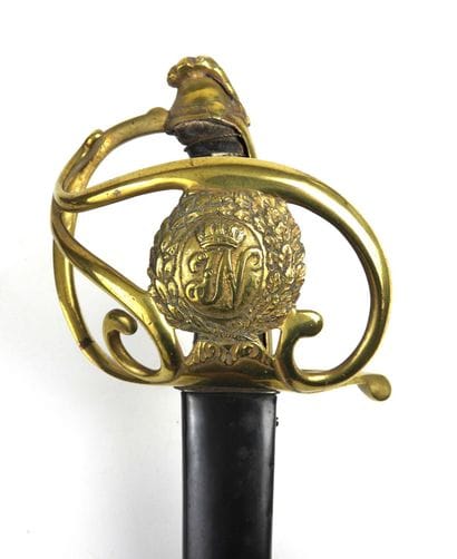 WHITE WEAPONS. Bodyguard saber of Jerome...