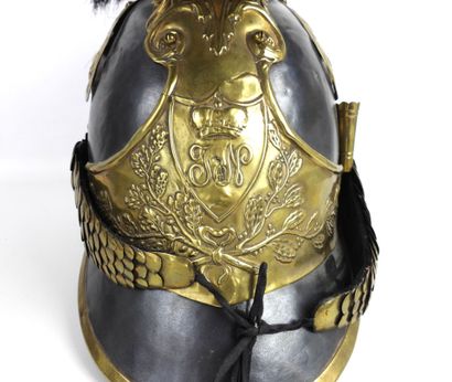 COIFFURES. Rare bodyguard helmet of Jérôme...