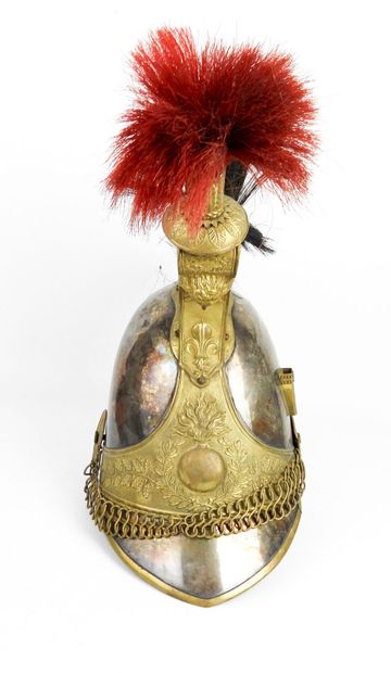 COIFFURES. Cuirassiers officer's helmet model...