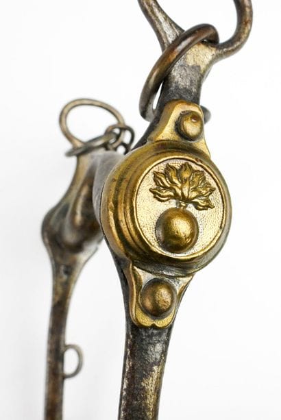 EQUIPMENT. Model 1845 rifleman's bridle bit...