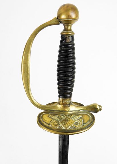 ARMES BLANCHES. Epée d'uniforme de musicien,...