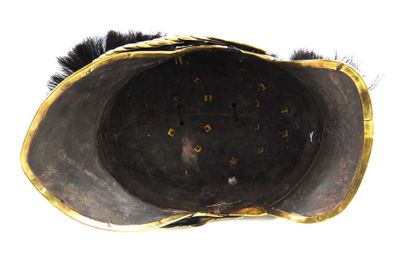 COIFFURES. Rare bodyguard helmet of Jérôme...