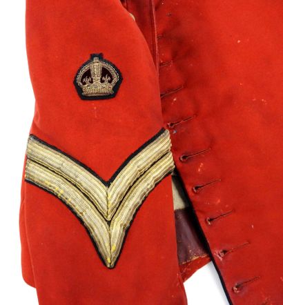 UNIFORMES. ANGLETERRE. Spencer de sous-officier...