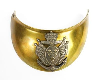 CUIVRERIES. Hausse-col d'officier des bataillons...