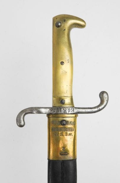 BAIONNETTES. PRUSSE. Model 1871 bayonet with...