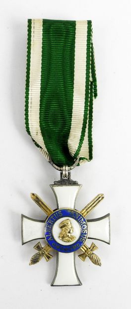 DECORATIONS. SAXONY. Order of Albert de valeureux...