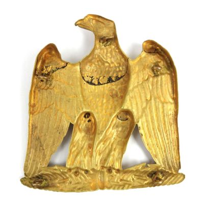 CUIVRERIES. Plaque troupe de sabretache de...