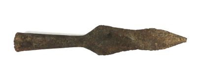 ARCHÉOLOGIE. Pointe de lance gauloise en...