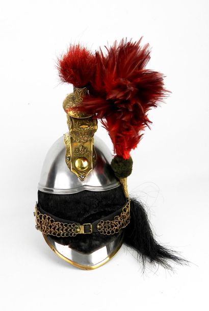 COIFFURES. Cuirassier troop helmet model...