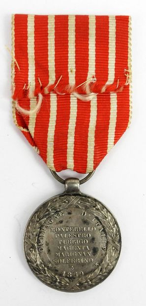 DECORATIONS. Commemorative medal of the Italian...