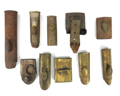 SPARE PARTS. Lot consisting of 10 sword or...