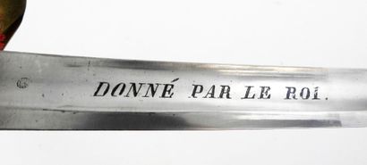 ARMES BLANCHES. Sabre d'officier de cavalerie...