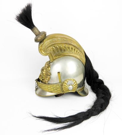 COIFFURES. BELGIUM. Cuirassier troop helmet,...