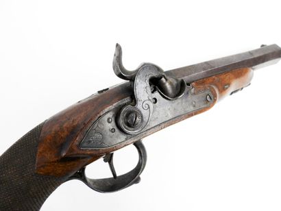 ARMES à FEU. Pistolet à silex d'officier...