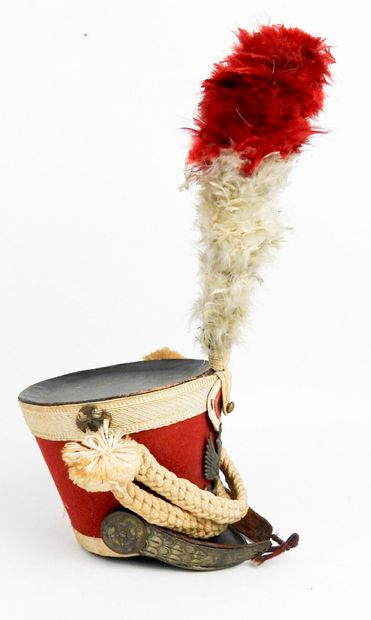 CURIOSITÉ. POLOGNE. Shako miniature du régiment...