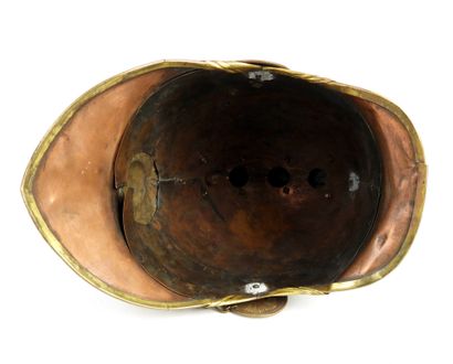 COIFFURES. Cuirassiers officer's helmet model...