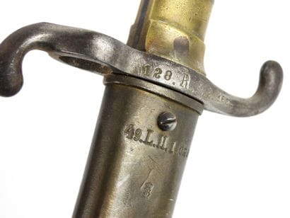 BAIONNETTES. PRUSSE. Model 1871 bayonet with...