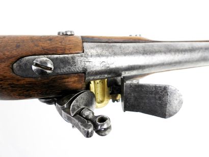ARMES à FEU. AUTRICHE. Pistolet à silex de...