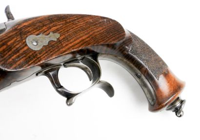 ARMES à FEU. Paire de pistolets d'officier...