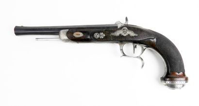 ARMES à FEU. Pistolet à silex d'officier...