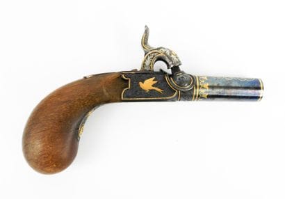 ARMES à FEU. Pistolet à coffre à percussion...