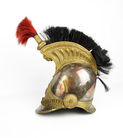 COIFFURES. Cuirassiers officer's helmet model...