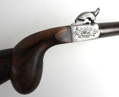 ARMES à FEU. Pistolet à coffre à percussion,...