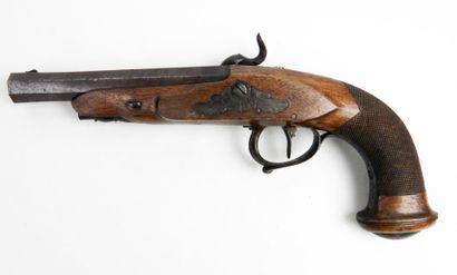 ARMES à FEU. Pistolet à silex d'officier...