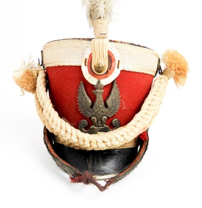 CURIOSITÉ. POLOGNE. Shako miniature du régiment...