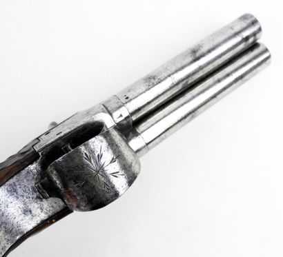 ARMES à FEU. Pistolet à coffre à percussion,...