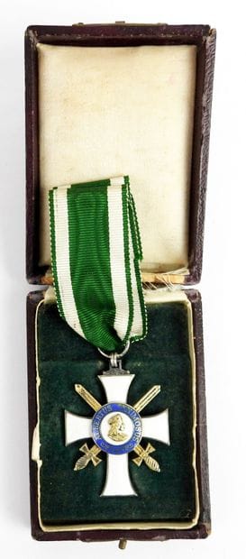 DECORATIONS. SAXONY. Order of Albert de valeureux...