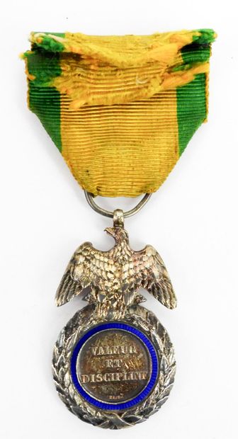 DECORATIONS. Silver military medal of the...