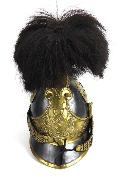 COIFFURES. Rare bodyguard helmet of Jérôme...