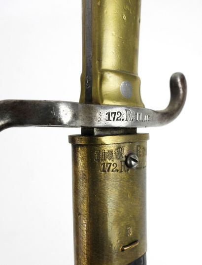 BAIONNETTES. PRUSSE. Model 1871 bayonet with...