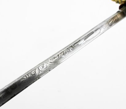 ARMES BLANCHES. Epée d'officier ou de fonctionnaire...