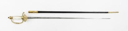 ARMES BLANCHES. Epée d'officier ou de fonctionnaire...