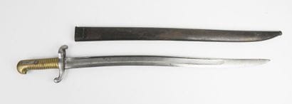 BAIONNETTES. Model 1842 saber-bayonet with...