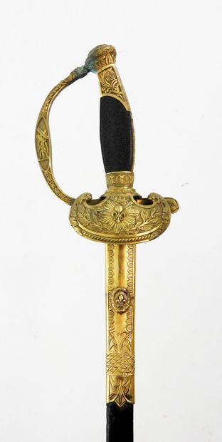 ARMES BLANCHES. Epée d'officier supérieur...