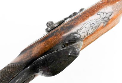 ARMES à FEU. Pistolet à silex d'officier...