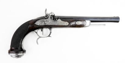 ARMES à FEU. Pistolet à silex d'officier...