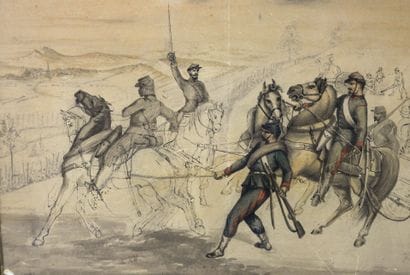 DESSINS. Ecole française du XIXe siècle....