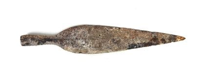 ARCHÉOLOGIE. Pointe de lance gauloise en...