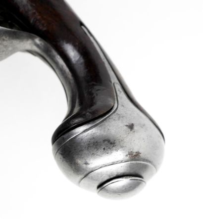 ARMES à FEU. Pistolet à silex à monture en...