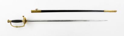 ARMES BLANCHES. Epée modèle 1837 modifiée...
