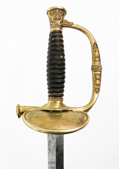 ARMES BLANCHES. Epée modèle 1816 d'officier...