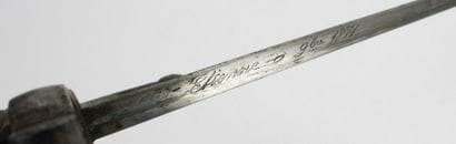 BAIONNETTES. Chassepot model 1866 saber-bayonet...