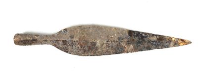 ARCHÉOLOGIE. Pointe de lance gauloise en...