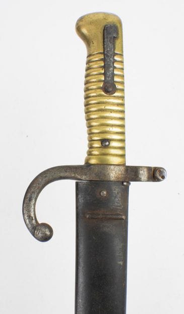 BAIONNETTES. Chassepot model 1866 saber-bayonet...