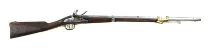 FIREARMS. Rare model 1777 cavalry flintlock...