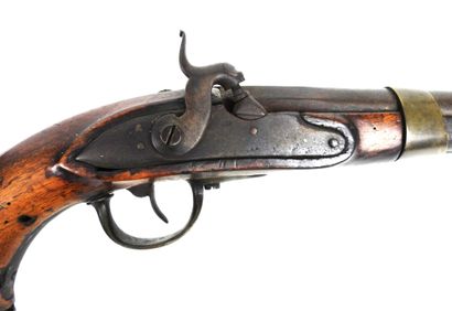 ARMES à FEU. Pistolet de traite réalisé à...